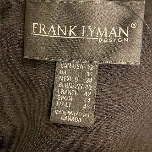 Frank Lyman multicolored animal print sleeveless maxi dress size 12 NWT - Picture 4 of 7